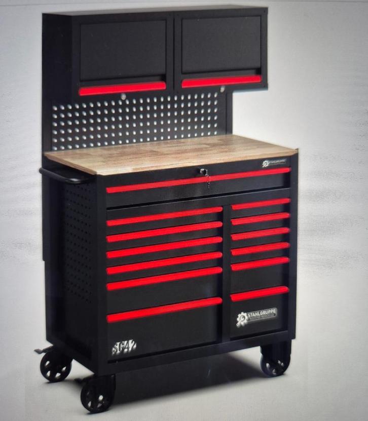 Weg=weg compleet nieuw gevulde gereedschapswagen, Doe-het-zelf en Verbouw, Gereedschapskisten, Nieuw, Ophalen