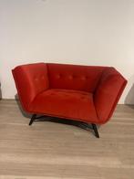 Fauteuil stoel rood met knopen nieuw stof, Ophalen, Nieuw, Stof