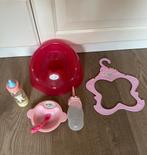 Baby born spullen, potje, flesje ed, Ophalen of Verzenden, Zo goed als nieuw, Babypop