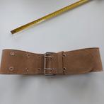 Leren suède riem 80/85 koopje nu, Kleding | Dames, Riemen en Ceinturen, 5 cm of meer, Echt leder, Tailleriem, Ophalen of Verzenden