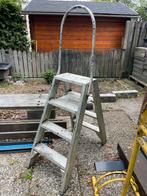 Schilderstrap ladder trap aluminiumlader huishoudtrap, Doe-het-zelf en Verbouw, Ladders en Trappen, Ophalen, Zo goed als nieuw