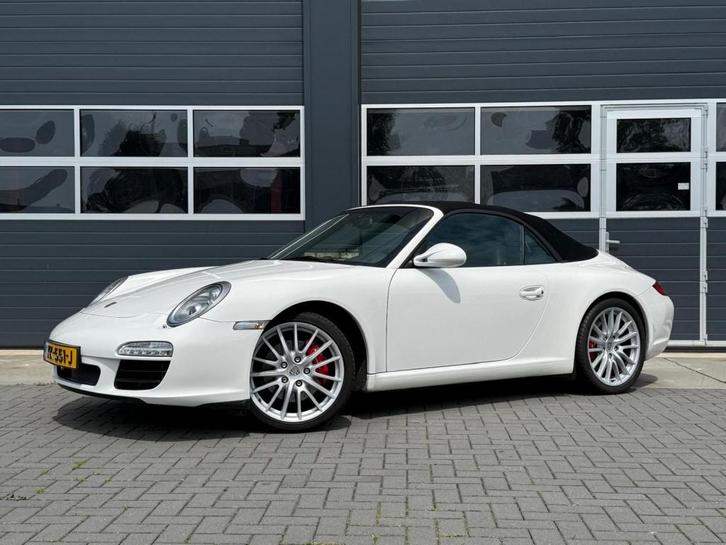 Porsche 911 Cabrio Automaat Nieuwstaat!! 3.8 Carrera S, Auto's, Porsche, Bedrijf, ABS, Airbags, Airconditioning, Alarm, Bluetooth