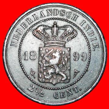 Ⰿ LION (1856-1913): NETHERLANDS EAST INDIES 2 1/2 CENTS 1899 beschikbaar voor biedingen