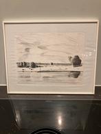 Ets van de Waal bij Nijmegen 1987, Antiek en Kunst, Kunst | Etsen en Gravures, Ophalen of Verzenden