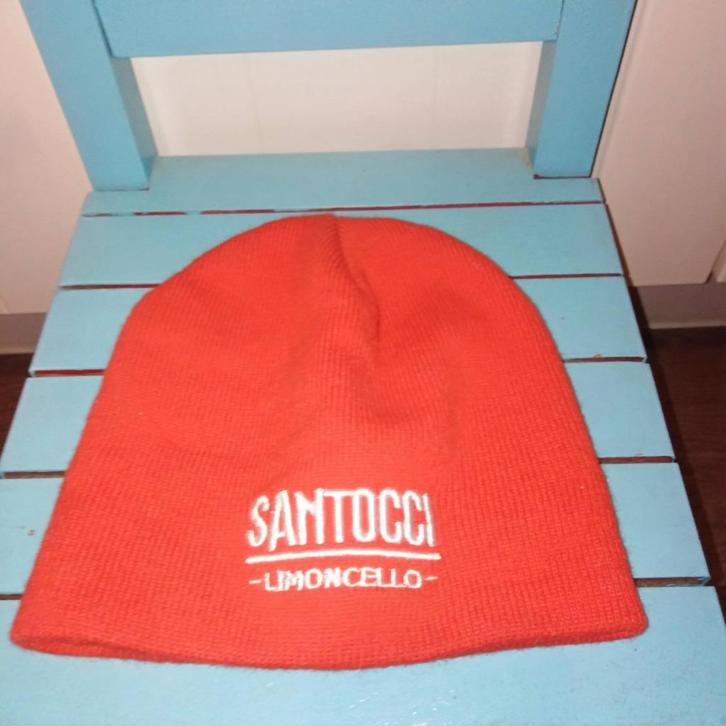 2 Limoncello Santocci shotglaasjes met oranje muts, Verzamelen, Glas en Borrelglaasjes, Zo goed als nieuw, Borrel- of Shotglas