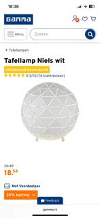 Tafellamp Niels Gamma, Huis en Inrichting, Lampen | Tafellampen, Verzenden, Zo goed als nieuw, Minder dan 50 cm