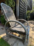 Rotan ligstoel voor in de tuin, Ophalen of Verzenden, Gebruikt, Rotan
