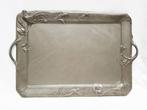 Art Nouveau Dienblad - Decor van fazant - L. 56 cm., Antiek en Kunst, Antiek | Servies los, Ophalen of Verzenden