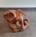 Houten beeld /, Sculptuur Gajasingha (of Olifant-Leeuw), Antiek en Kunst, Kunst | Beelden en Houtsnijwerken, Ophalen of Verzenden