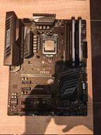MSI set Moederbord / RAM / Processor, Ophalen, Gebruikt, LGA 1151, DDR4