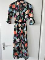Aaiko Gebloemde Jurk - Maat S, Kleding | Dames, Jurken, Zwart, Ophalen of Verzenden, Zo goed als nieuw, Maat 36 (S)