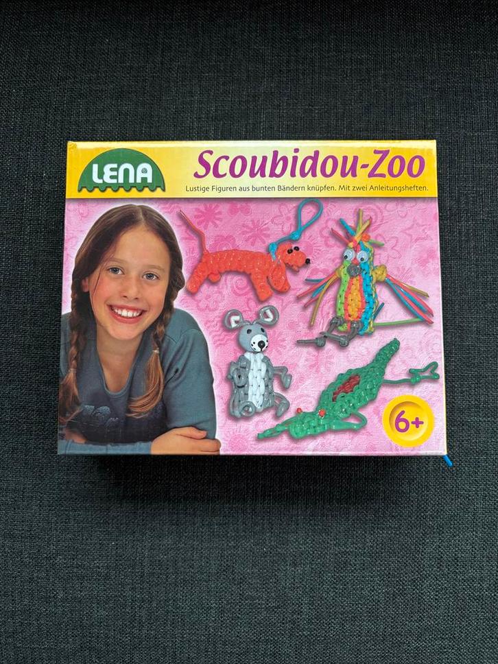Scoubidou set - Diertjes maken, Hobby en Vrije tijd, Knutselen, Zo goed als nieuw, Materiaal, Ophalen of Verzenden