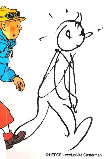 Kuifje 1986 ❖ POS 67 cm x 28 cm ❖ 8 karakters ~ Hergé  beschikbaar voor biedingen
