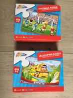 Puzzels 2 stuks in draagbare doos, Ophalen of Verzenden, 10 tot 50 stukjes, Zo goed als nieuw, 4 tot 6 jaar
