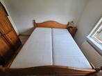 Antiek grenen 2 persoonsbed 180x200, Huis en Inrichting, Slaapkamer | Bedden, Ophalen, Tweepersoons, Antiek grenen, 180 cm