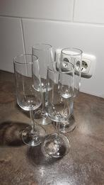 Champagneglazen - Set van 4, Glas of Glazen, Ophalen of Verzenden, Effen, Glas