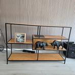 TV Kast Lichtbruin/Zwart - 30x116.5x76.5 cm, Ophalen