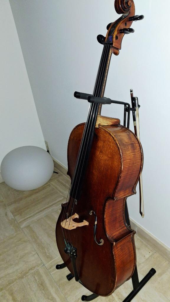 Duitse cello 4/4, Muziek en Instrumenten, Strijkinstrumenten | Cello's, Gebruikt, 4/4-cello, Ophalen