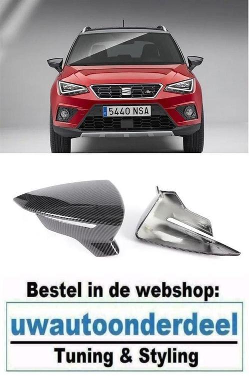 Spiegelkap Spiegelkappen Carbon Look Cupra FR Look Voor Seat, Auto diversen, Tuning en Styling, Verzenden