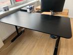 IKEA Bekant Bureau - Zwart, Ophalen, In hoogte verstelbaar, Gebruikt, Bureau
