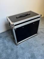 Flightcase met 2 deksels en 19” rackmount 51x29x48 cm, Ophalen of Verzenden, Gebruikt, Overige instrumenten, Flightcase
