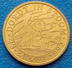 Penning Dordrecht, Dordt in Stoom - 1992, Postzegels en Munten, Penningen en Medailles, Verzenden, Overige materialen, Nederland