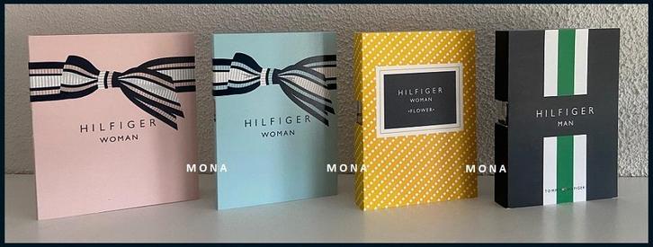 Hilfigerset 4 parfum samples proefjes testers monsters, Sieraden, Tassen en Uiterlijk, Uiterlijk | Parfum, Nieuw, Verzenden