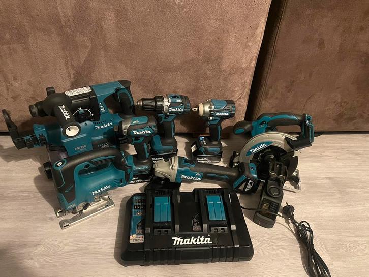 Makita 18V set, Doe-het-zelf en Verbouw, Gereedschap | Overige machines, Zo goed als nieuw, Ophalen