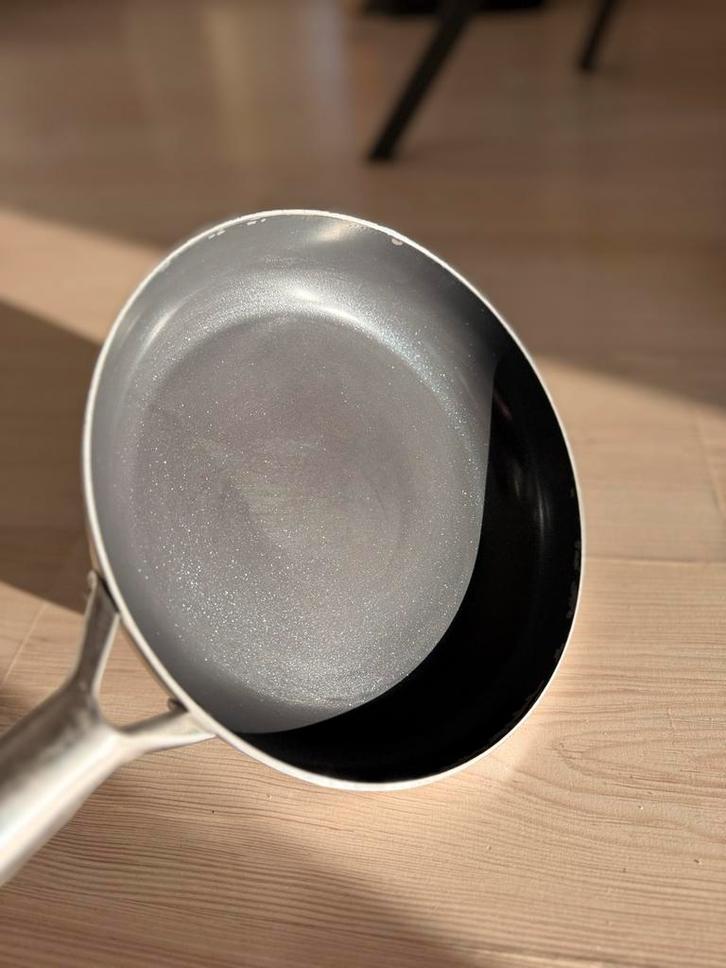 Royal Pan - Geschikt voor Inductie!, Huis en Inrichting, Keuken | Potten en Pannen, Gebruikt, Koekenpan of Braadpan, Rvs, Inductieplaat