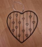 (L) Metalen hart/memobord, mt. 58 cm, Huis en Inrichting, Woonaccessoires | Memoborden, Ophalen of Verzenden, Zo goed als nieuw