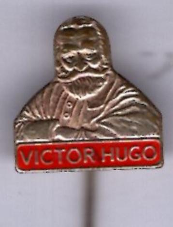 Victor Hugo sigaren rood op zilverkleurig speldje ( S_238 ) beschikbaar voor biedingen