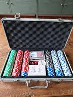 Pokerset met 4 pakjes kaarten waarvan 2 uit Las Vegas., Ophalen, Gebruikt