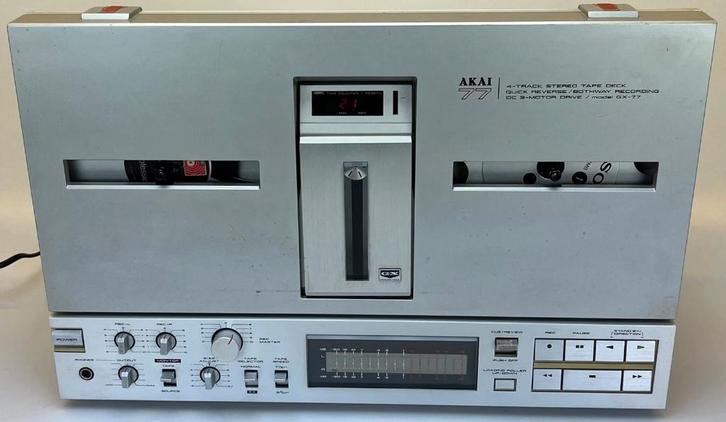 GEZOCHT Akai GX-77 Tape recorder GEZOCHT !, Audio, Tv en Foto, Bandrecorders, Bandrecorder, Met stofkap, Ophalen