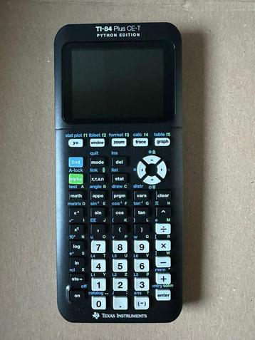 Grafische Rekenmachine TI 84 plus ce t python editie texas beschikbaar voor biedingen