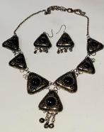 MOET WEG! Ethnische set ketting + oorhangers Rajasthan India, Overige materialen, Verstelbaar, Verzenden, Zo goed als nieuw