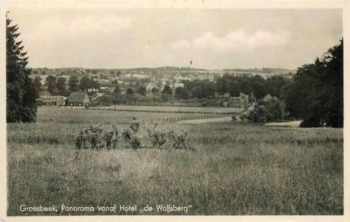 (377-665-029) Groesbeek Panorama vanaf Hotel De Wolfsb, Verzamelen, Ansichtkaarten | Nederland, Gelderland, Voor 1920, Verzenden