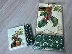 Nieuw Kerstservetten en kersttafelkleed servet tafelkleed, Diversen, Kerst, Ophalen of Verzenden, Zo goed als nieuw