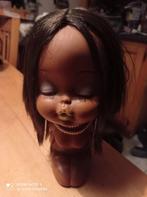 Vintage Pop met Bruin Haar, Kinderen en Baby's, Speelgoed | Poppen, Ophalen of Verzenden, Gebruikt, Overige typen