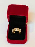 Rolex ring 18 karaat goud/ bicolor/ natuurlijke VS diamant!, 20 of groter, Heer, Ophalen of Verzenden, Met edelsteen