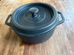 Gietijzeren braadpan / stoofpan  🚫24cm, Gebruikt, Ophalen of Verzenden, Koekenpan of Braadpan, Gietijzer