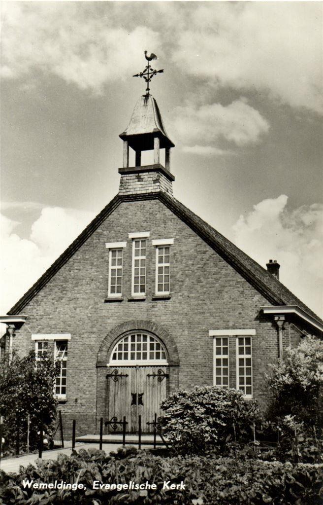 Wemeldinge, Evangelische Kerk - ongelopen, Verzamelen, Ansichtkaarten | Nederland, Ongelopen, Noord-Brabant, Voor 1920, Ophalen of Verzenden