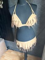 Nicole Oliver gave suede look fringe bikini mt 40 ZGAN, Nicole Oliver, Ophalen of Verzenden, Zo goed als nieuw, Bikini