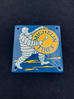 Emaille Michelin bordje, Verzamelen, Merken en Reclamevoorwerpen, Ophalen of Verzenden, Gebruikt, Reclamebord
