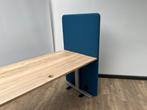 Akoestische bureauscherm blauw, Ophalen of Verzenden