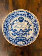 Wandbord koningshuis delft porceleyne fles juliana bernhard, Verzenden