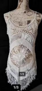 Mooi Ibiza stijl jurkje/ top, Wit, Ophalen of Verzenden, Zo goed als nieuw, Maat 36 (S)