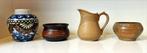 aardewerk potjes 4 kleine potjes, Antiek en Kunst, Antiek | Keramiek en Aardewerk, Ophalen of Verzenden