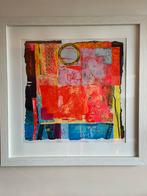Moderne kunst | Zeefdruk | Groot icl massieve lijst, Antiek en Kunst, Kunst | Litho's en Zeefdrukken, Ophalen