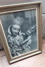 Mooie oude lijst met afbeelding van Maria met kind, Antiek en Kunst, Antiek | Religie, Ophalen