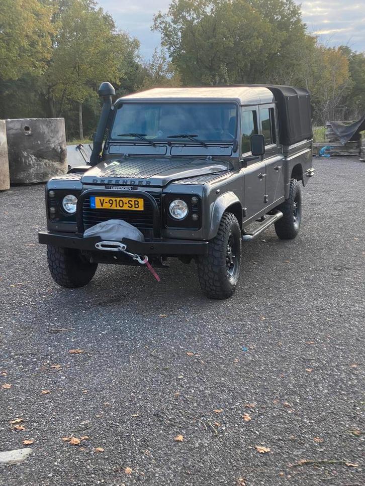 Land Rover Defender 130 TD5 2004, Auto's, Bestelauto's, Particulier, 4x4, Achteruitrijcamera, Alarm, Bluetooth, Centrale vergrendeling